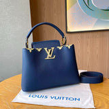 Louis Vuitton Ćapucines Navy Cap premium replica - image 4