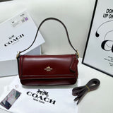 Coach Bag Etta Small Flap Red Leather Bag premium replica - image 4