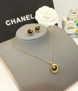 Chanel Vintage Inspired Cc Medallion Gold Tone Resin Jewelry premium replica - image 5