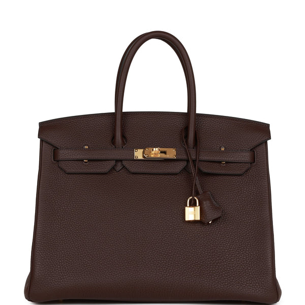 Hermès Birkin 35 Rouge Sellier Clemence Bag
