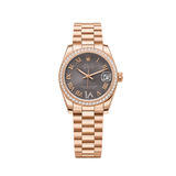 Rolex Datejust Diamond Bezel Black Dial Watch premium replica - image 1