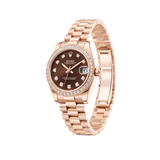 Rolex Datejust Chocolate Diamond Bezel Watch premium replica - image 3