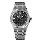 Audemars Piguet Royal Oak Selfwinding Stainless Steel Diamond Bezel Black Dial Watch premium replica - image 1