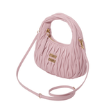 Miu Miu Wander Matelassé Tote Pink Bag premium replica - image 2