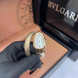 Bvlgari Serpenti Tubogas Golden Bracelet Watch premium replica - image 4