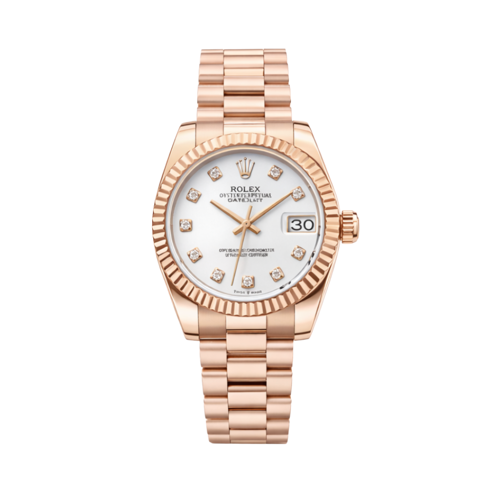 Rolex Datejust White Dial Watch premium replica - image 1