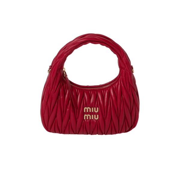 Miu Miu Wander Matelassé Tote Bag