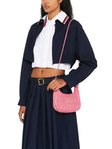 Miu Miu Wander Shoulder Matelassé Nappa Leather Wallet – Pink premium replica - image 4