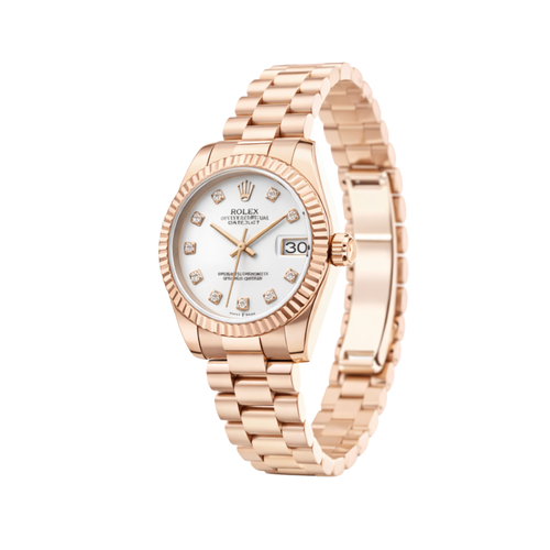 Rolex Datejust White Dial Watch premium replica - image 2