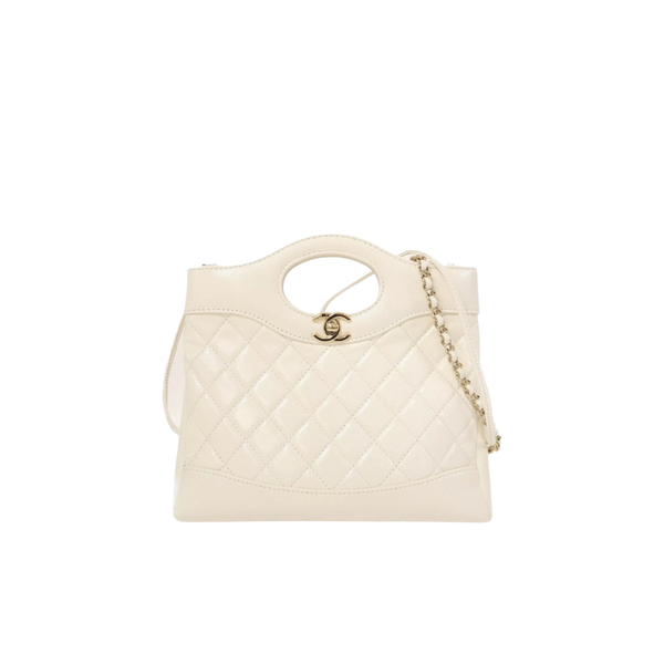 Chanel 31 White Lambskin Wallet