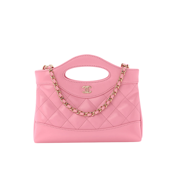 Chanel 31 Nano Pink Leather Wallet