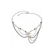 Chanel Long Cc Multi-Strand Lariat Necklace Jewelry premium replica - image 1