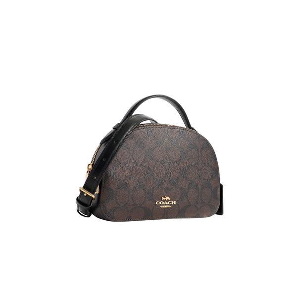 Coach Bag Serena Satchel In Signature Canvas Wallet