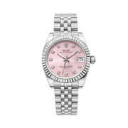 Rolex Datejust Pink Dial Fluted Bezel Jubilee Watch premium replica - image 1