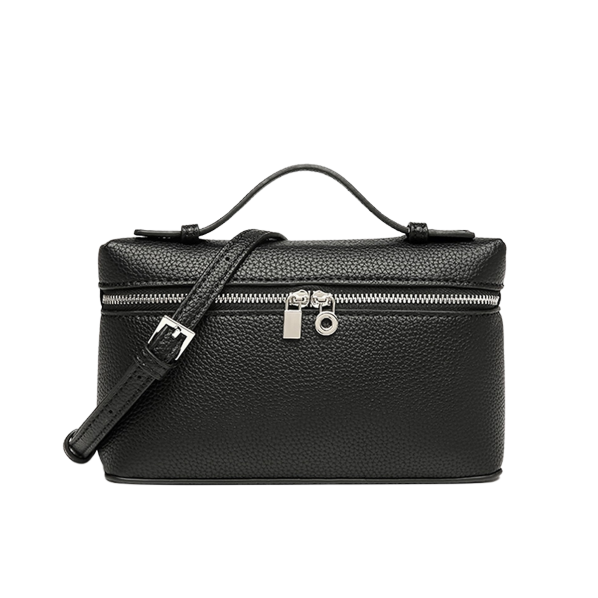 Loro Piana Purse Black Leather Purse Wallet premium replica - image 1