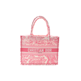 Dior Canvas Embroidered Tote Pink Bag premium replica - image 1