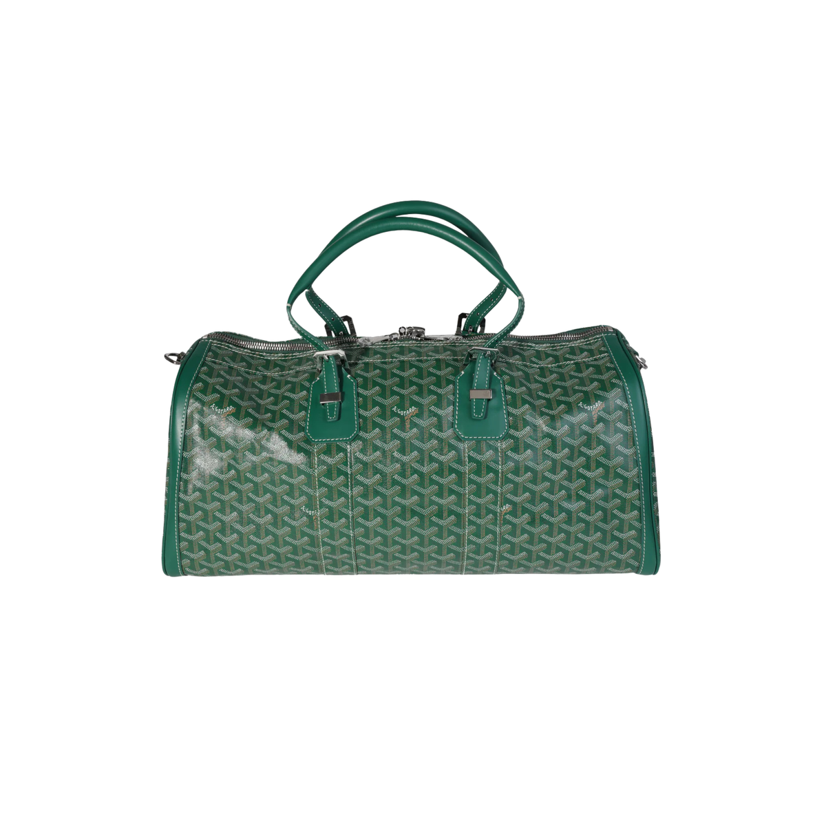 Goyard Barrel 40 Green Canvas Bag premium replica - image 1