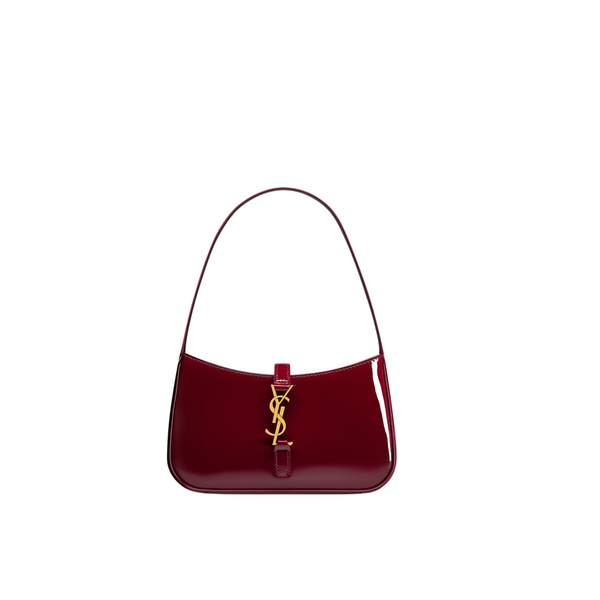 YSL Bag Mini Le 5 À 7 Patent Leather Wallet