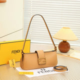 Fendi Shoulder Leather Orange Bag premium replica - image 4