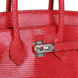 Hermès Birkin 25 Rose Extreme Lizard Bag premium replica - image 4