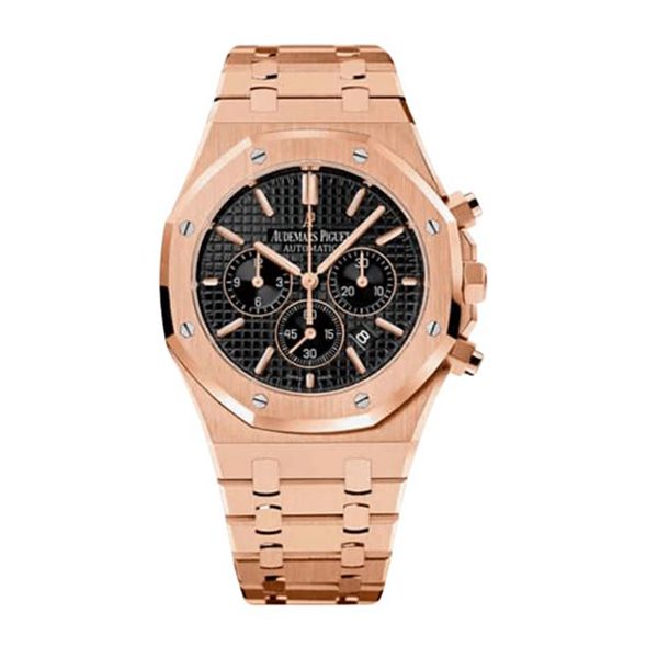 Audemars Piguet Royal Oak Gold Black Dial Watch