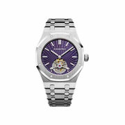 Audemars Piguet Royal Oak Selfwinding Flying Tourbillon Stainless Steel Smoked Blue Dial premium replica - image 1