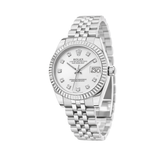 Rolex Datejust Oystersteel White Dial Watch premium replica - image 2