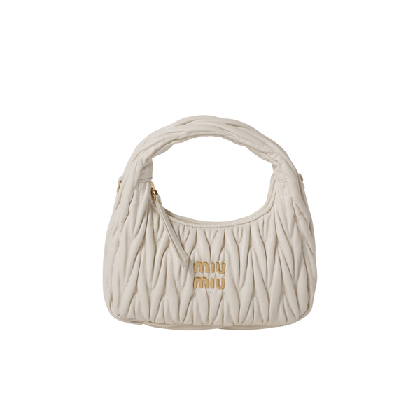 Miu Miu Wander Matelassé Tote Bag