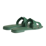 Hermés Slipper Oran Green Slides premium replica - image 2