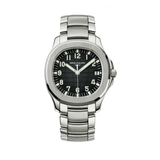 Patek Philippe Aquanaut Black Dial Silver Tone Watch premium replica - image 1