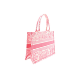 Dior Canvas Embroidered Tote Pink Bag premium replica - image 2