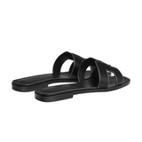 Hermés Slipper Oran Black Crystal Embellishments Slides premium replica - image 2