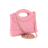 Chanel 31 Nano Pink Leather Wallet premium replica - image 2