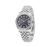 Rolex Datejust Oystersteel Purple Dial Watch premium replica - image 3
