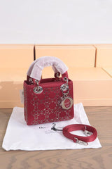 Dior Mini Lady Red Bag premium replica - image 5