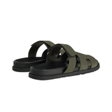 Hermès Slipper Chypre Green Goatskin Slides premium replica - image 3