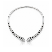 Cartier Panther Bracelet Necklace Set Jewelry premium replica - image 1