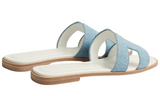 Hermès Slipper Oran Light Blue Slides premium replica - image 3