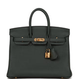 Hermès Birkin 25 Vert Fonce Togo Bag premium replica - image 1