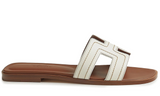 Hermès Slipper Oran White Slides premium replica - image 4