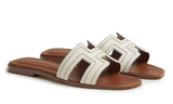 Hermès Slipper Oran White Slides premium replica - image 2