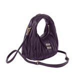 Miu Miu Wander Matelassé Nappa Leather Hobo Mini Wallet premium replica - image 3