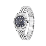Rolex Datejust Diamond Dial Fluted Bezel Watch premium replica - image 2
