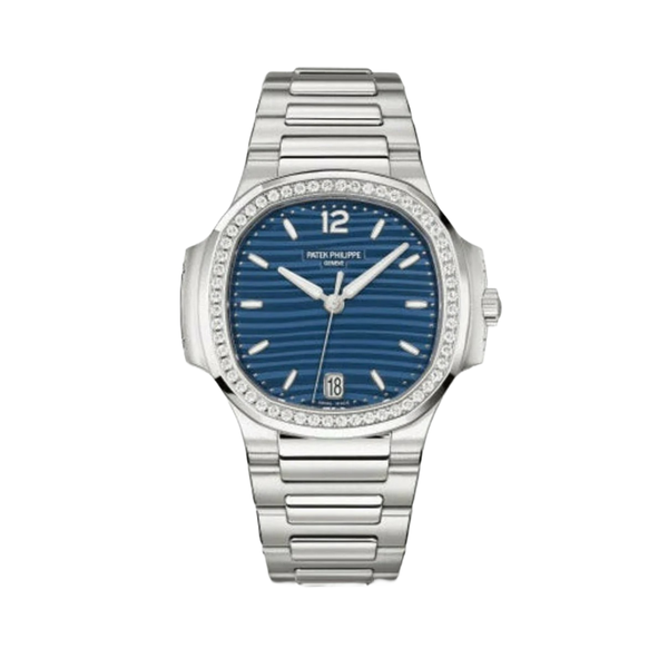 Patek Philippe Nautilus Blue Dial Silver Watch