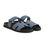 Hermès Hermès Slipper Chypre Blue Slides premium replica - image 2