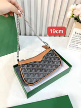 Goyard Hirondelle Pm Grey Camel Bag premium replica - image 4