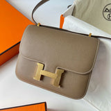 Hermès Constance 18 Étoupe Epsom Dull Brown Bag premium replica - image 4