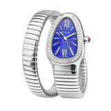 Bvlgari Serpenti Tubogas Blue Dial Silver Steel Watch premium replica - image 2