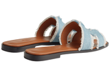 Hermès Hermès Slipper Oran Bleu Clair Slides premium replica - image 3