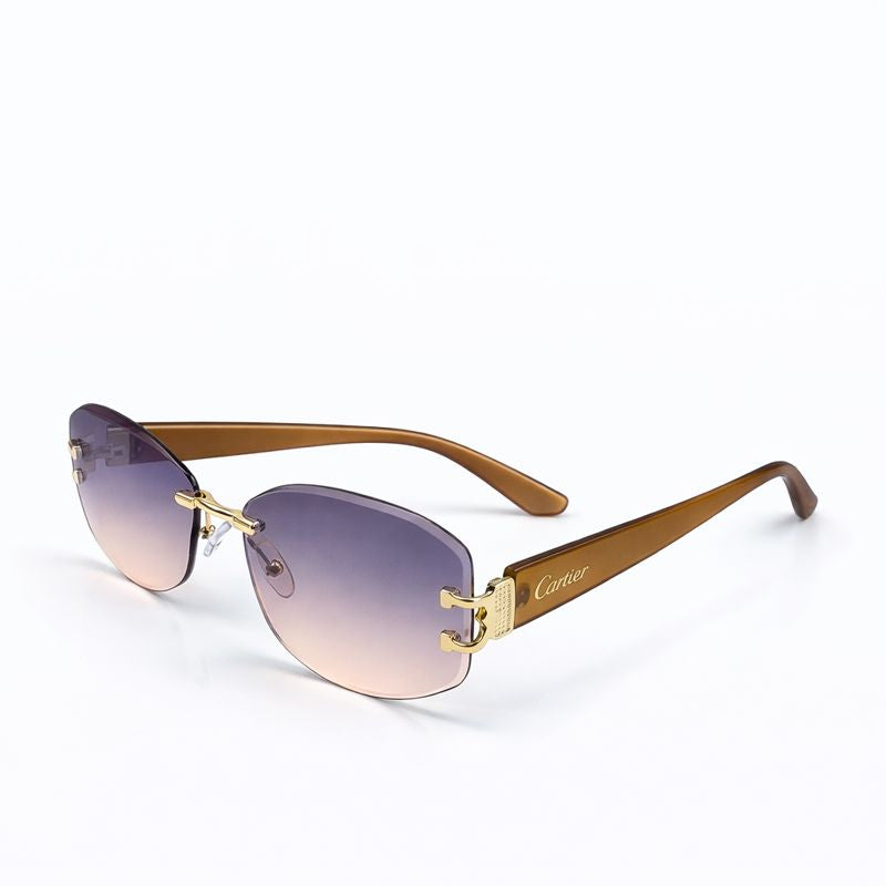 Cartier Slim Black Aviator Sunglasses premium replica - image 1